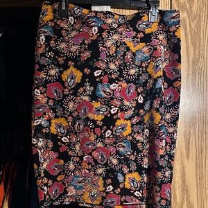 Paisley Print Women’s Pencil Skirt